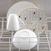 Trianna White 12-Piece Dinnerware Set